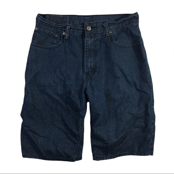SH213 Levi’s 569 Loose Straight Denim Shorts 32 - Picture 3 of 5